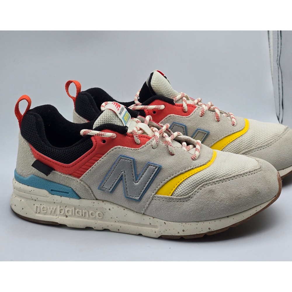 New Balance 997H Women's Cordura Sneakers White Multi Retro Size 7.5 EUC - Picture 2 of 13